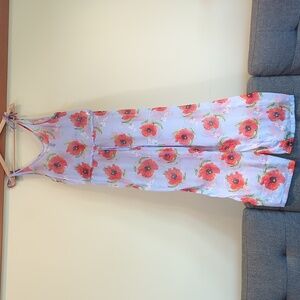 ASOS YAS Sheer Poppy One piece Coverup